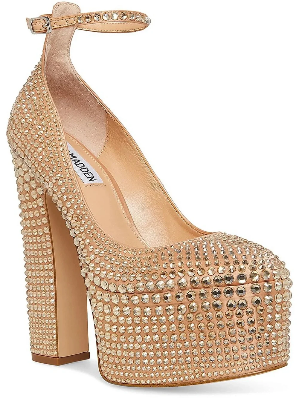 {Steve Madden} Skyrise Rhinestone Embellished Platform Heels